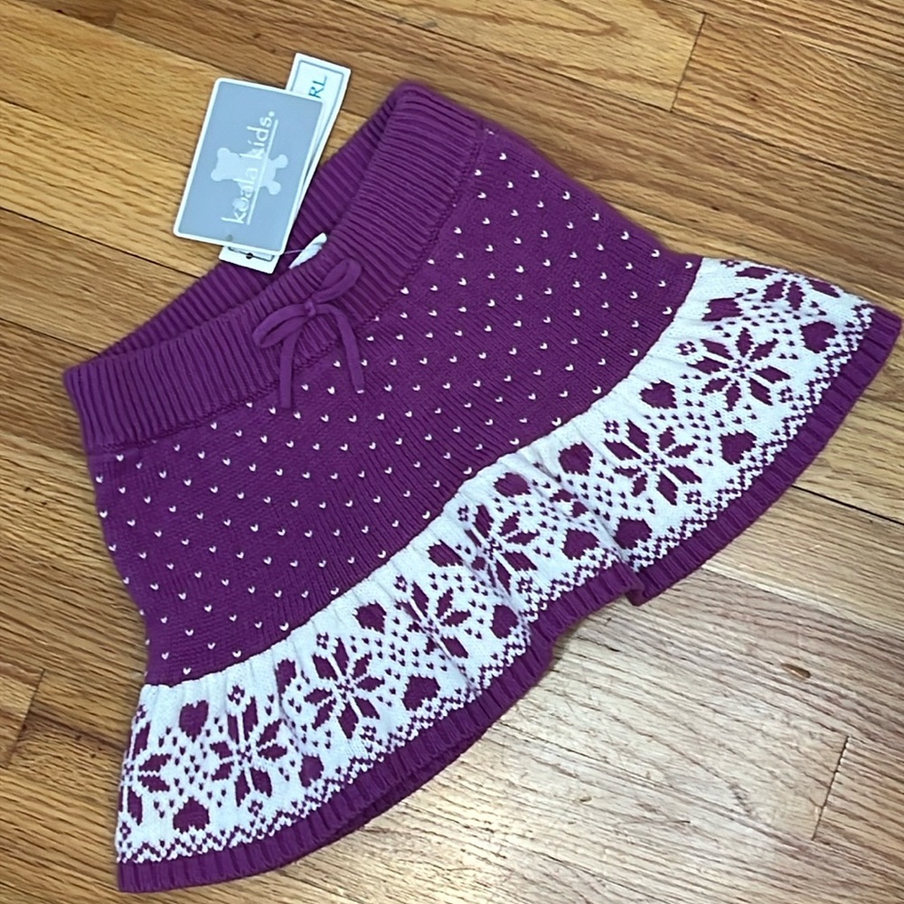 NWT Koala Kids Chalet Girl Sweater Skirt